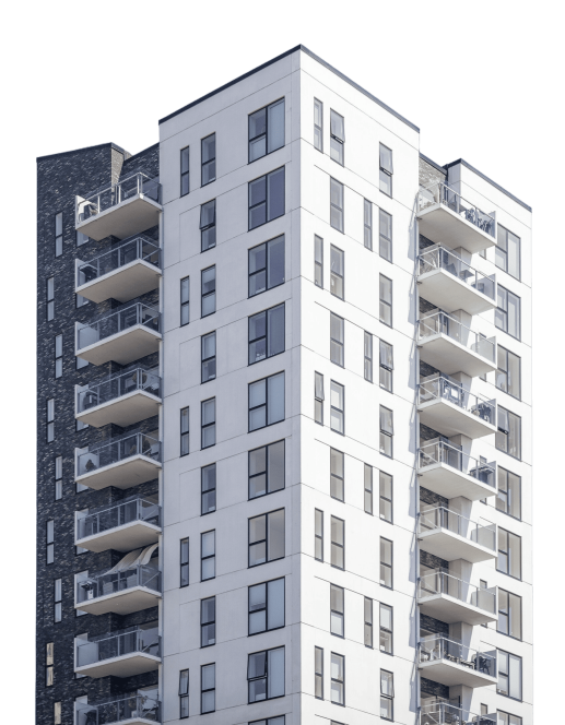 vertical-shot-white-building-clear-sky (1)